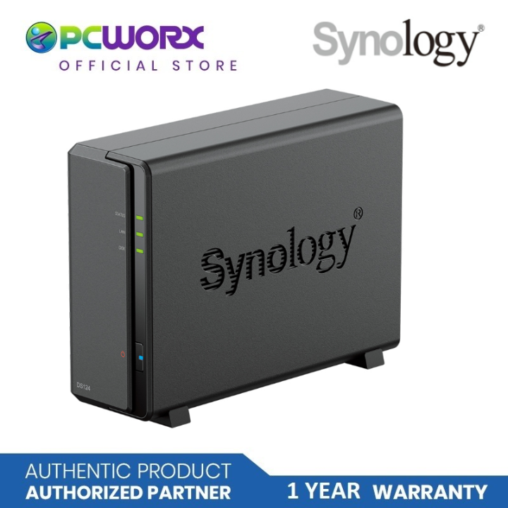 SYNOLOGY DISKSTATION DS124 1-BAY NAS | Synology NAS - DiskStation DS124 ...