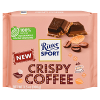 Ritter Sport Crispy Coffee น้ำหนัก 100 กรัม BBF 23/02/24