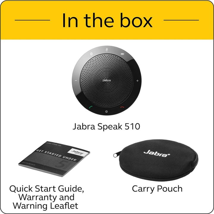 jabra-speak-510-ลําโพงบลูทูธไร้สาย-ตัดเสียงรบกวน-แบบพกพา