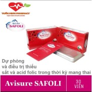 Avisure Safoli - sắt hữu cơ cho phụ nữ mang thai