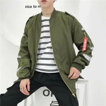 Military Bomber Jacket Hip Hop - Best Price in Singapore - Jan 2024