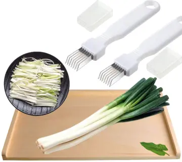 1pc, Scallion Slicer, Onion Slicer, Green Onion Shredder, Plum Blossom  Scallion Shredder, Stainless Steel Scallion Cutter, Creative Vegetable  Slicer