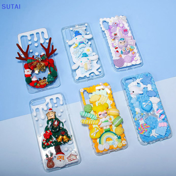 lowest-price-sutai-กาวครีมจำลองขนาด50มล-สำหรับเด็กทำมือเคสโทรศัพท์มือถือน่ารักแบบ-diy-ที่แขวนอุปกรณ์เสริมป้องกันการแข็งตัว