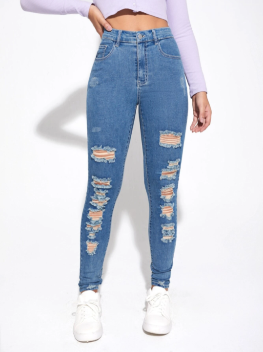 Square Pants Denim Trendy Jeans Random | Lazada PH