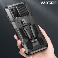 Vantime สำหรับ Vivo V19 เข็มขัดคลิปซองกรณีที่มีในตัวขากันกระแทกเกราะหนักเต็มร่างกายคุ้มครองปลอกปก