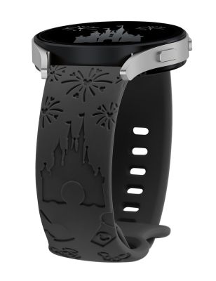 HotWearlizer Castle สายแกะสลักดอกไม้สำหรับ Samsung Galaxy Watch 654ซิลิโคนน่ารักแฟนซีสายกีฬาสำหรับนาฬิกา5 Proactive 2