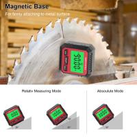 Precision Digital Inclinometer 360 Degree Mini Magnetic Base Digital Protractor Electron Goniometers Angle Finder Measuring Tool