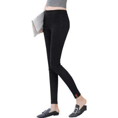 จัดส่งเร็ว กางเกงสกินนี่เอวยางยืดขายาวสีดำ กางเกงเลกกิ้งขายาวผู้หญิง  กางเกงเลกกิ้งแฟชั่นสไตล์เกาหลี รุ่น977 / 988