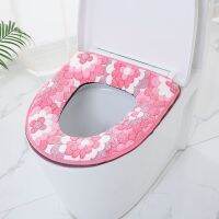 【CW】 Toilet Cover Thickened Fleece Heating Cushion Closestool Lid