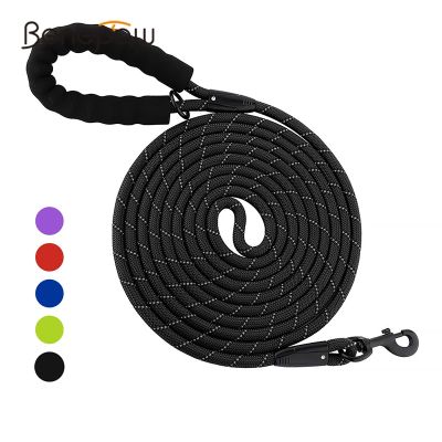 Benepaw Strong Dog Leash Comfortable Padded Handle Reflective Pet Lead Rope For Small Medium Large Breed Training 4.5m/6m/9m