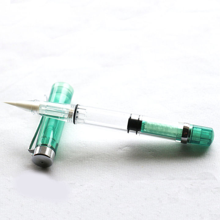 sunyanping-ขายดี-ปากกาแปรงใสสไตล์น้ำพุเติมได้เครื่องเขียนสำหรับงานศิลปะหมึกสีน้ำ