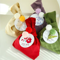 Mini Knot Handbag Mini High-end Purse High-end Candy Bag Wedding Clutch Bag Velvet Mini Handbag