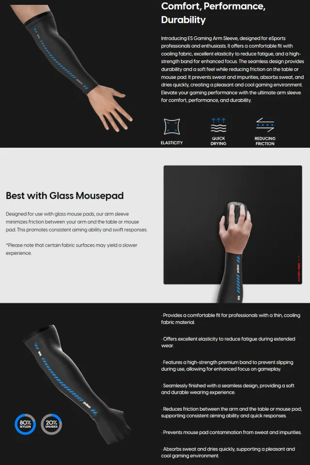 Pulsar ES ARM Sleeve Finger Glove