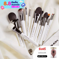 เซต แปรงแต่งหน้า 15 ชิ้น [ขนสัตว์แท้] EIGSHOW สี Light Gun Black - MASTER SERIES BRUSH SET (15 PCS)