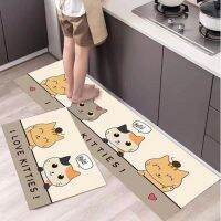 2Pcs. Kitchen Non-slip Carpet Floor Mat Thicken Doormat Rugs Kitchen Mats