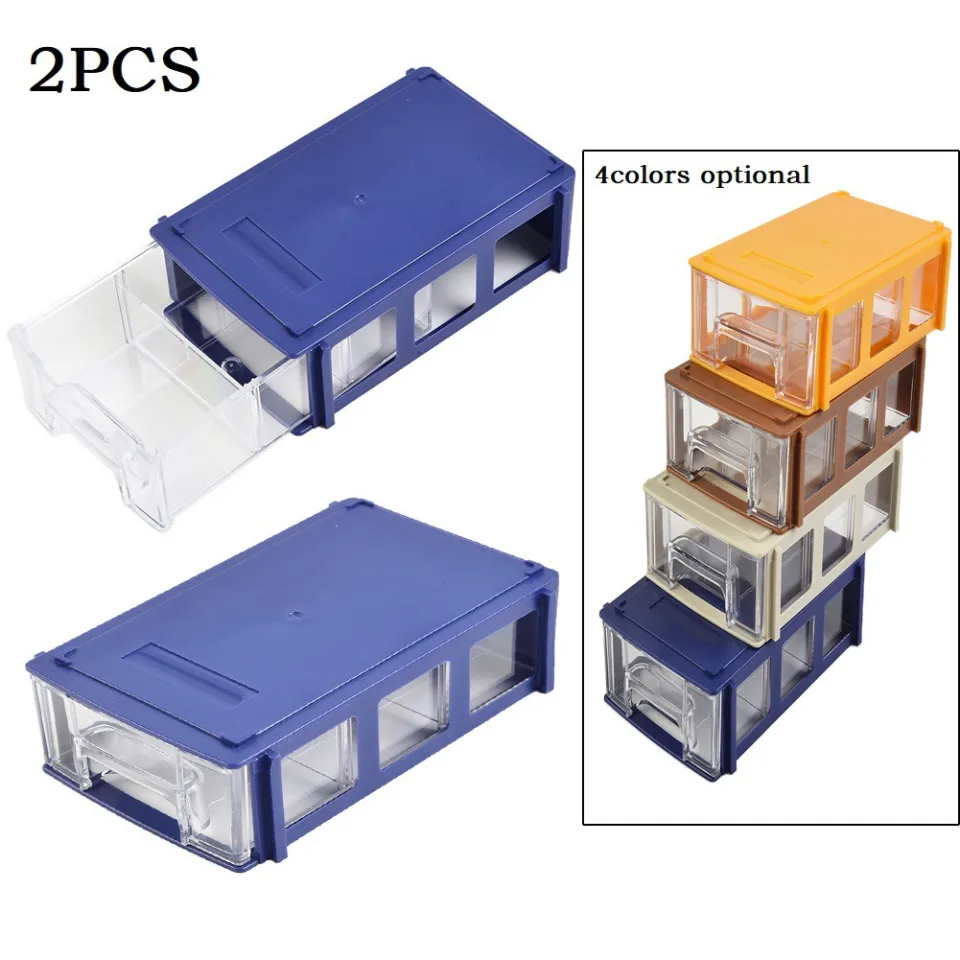 Stackable Plastic Hardware Parts Storage Boxes Component Screws