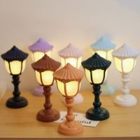 LED Table Lamp Heat Cold Resistance Retro Table Lamp Ornament Battery Operated Portable Table Light Plastic for Room Decoration