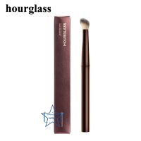 Hourglass Concealer Brush Synthetic Hair Angled Concealer Brush Eye Concealer Blending Brush Brown Metal Handle Makeup Tool Makeup Brushes Sets