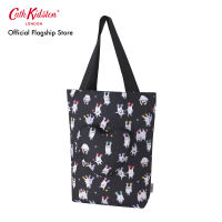 Cath Kidston Foldaway Heart Tote Good Monsters Black กระเป๋า กระเป๋าถือ กระเป๋าสีดำ กระเป๋าแคทคิดสตัน