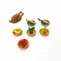 Full Set DIY Building Blocks Food Bread Fish Fruit Roast Chicken Toys MOC Parts City Accessories Bricks Compatible Mocidea Brand