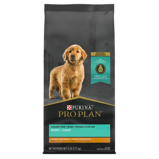 Purina Pro Plan Under One Year Puppy Chicken Flavor 6LB / 2.72kg ...