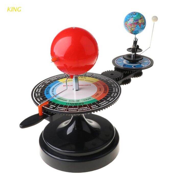 KING Solar System Three Globes Sun Earth Moon Orbital Planetarium Model ...