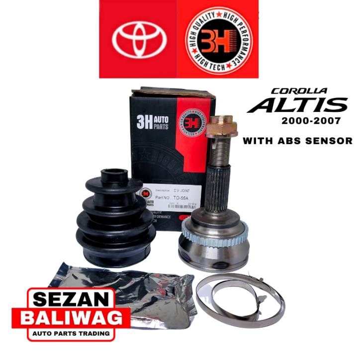 3H OUTER CONSTANT VELOCITY CV JOINT WITH SENSOR TOYOTA RAV4 COROLLA