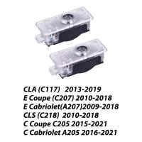 ไฟประตูรถยนต์ LED สำหรับเมอร์เซเดสเบนซ์ CLA คลาส C117 W117 2014 2015 2016 2017 2018โปรเจคเตอร์2019สัญญาณไฟตกแต่ง