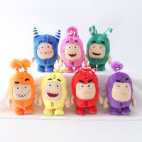 COD【Ready Stock】Auntton Oddbods 18ซม. ตุ๊กตาผ้าของเล่นตุ๊กตานุ่ม Newt Bubbles Pogo Zee Jeff ฟิวส์ Slick ตุ๊กตา Kids Toys