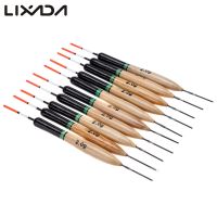 【YF】♟♙ↂ  10Pcs/set  Fishing Float Paulownia Wood Tackle Bobber Tube Accessory flotadore