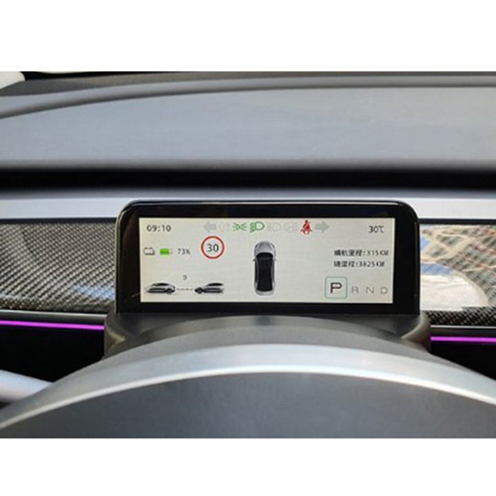 car-head-up-display-steering-wheel-screen-black-head-up-display-power-speed-display-4-6-inch-ips-mini-lcd-dashboard-panel-for-tesla-model-y-3