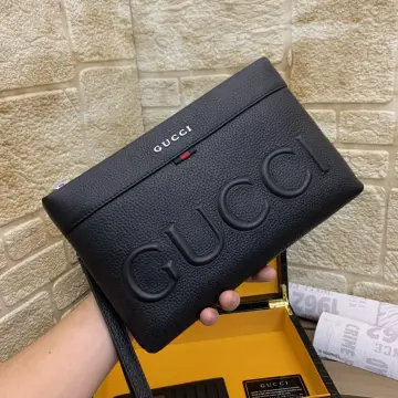 Gucci Snake motif clutch, Men's Bags