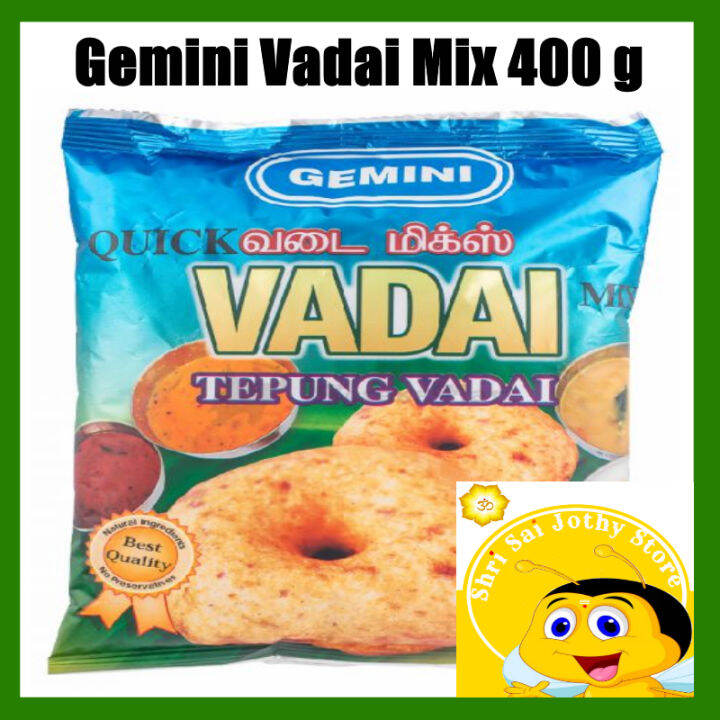 Gemini Vadai Mix 400 g Tepung Vadai Gemini's GEMINI Lazada