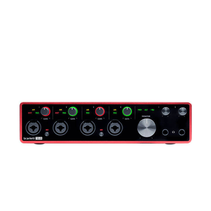 focusrite-scarlett-18i8-gen-3-ออดิโออินเตอร์เฟส-อุปกรณ์บันทึกเสียง-โฮมสตูดิโอ-18in-8out-usb-audio-interface