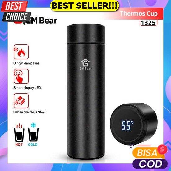 Tumbler Bottle Aesthetic Sedotan Air Panas Kopi Laki Beruang Kecil Jims Honey Hot And Cold