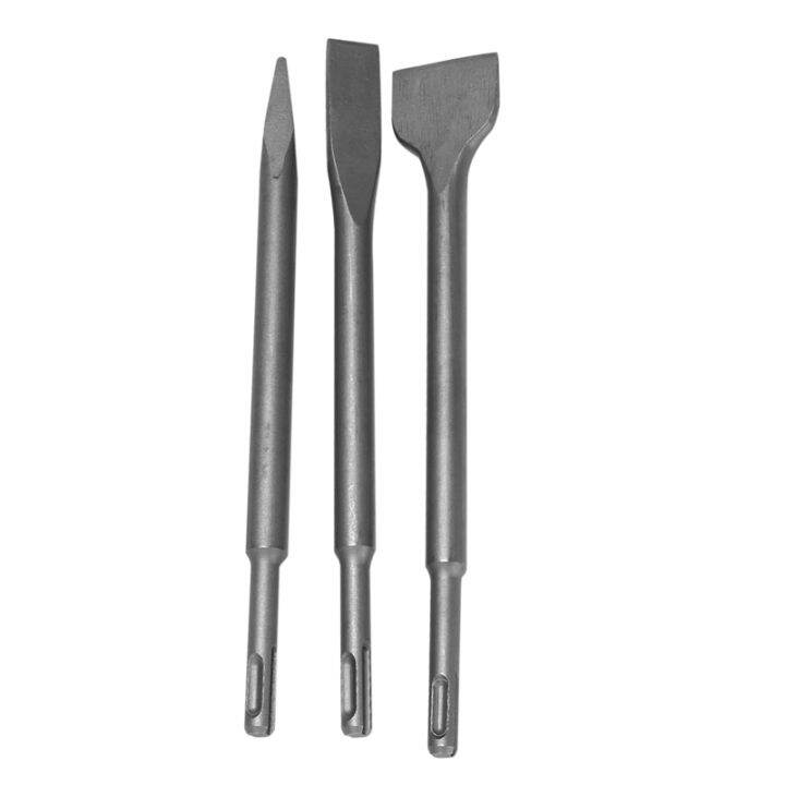 Point Groove Gouge Flat Chisels Set Electric Hammer Brick Drill Bit