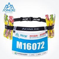 ✥❀ AONIJIE Waist Pack Unisex E4076 Running Race Number Belt Bib Holder For Triathlon Marathon Cycling Motor with 6 Gel Loops