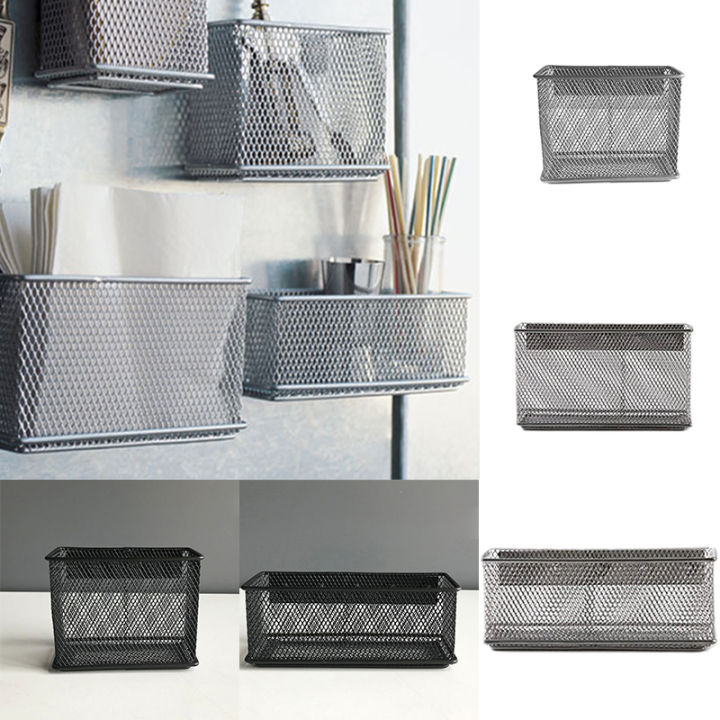 metal-wire-mesh-magnetic-storage-basket-tray-desk-caddy-storage-organizer-storage-basket-tray-accessories-grsa889
