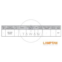 MP ส่งฟรี Lamptan โคมไฟอ่านหนังสือ โคมไฟตั้งโต๊ะ พร้อมหลอด ขั้วหลอดไฟE27 เปลี่ยนหลอดได้