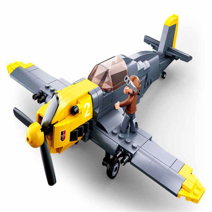 Sluban 0692 289pcs Military WW2 Air Forces Fighter BF-109 Plane Army ...