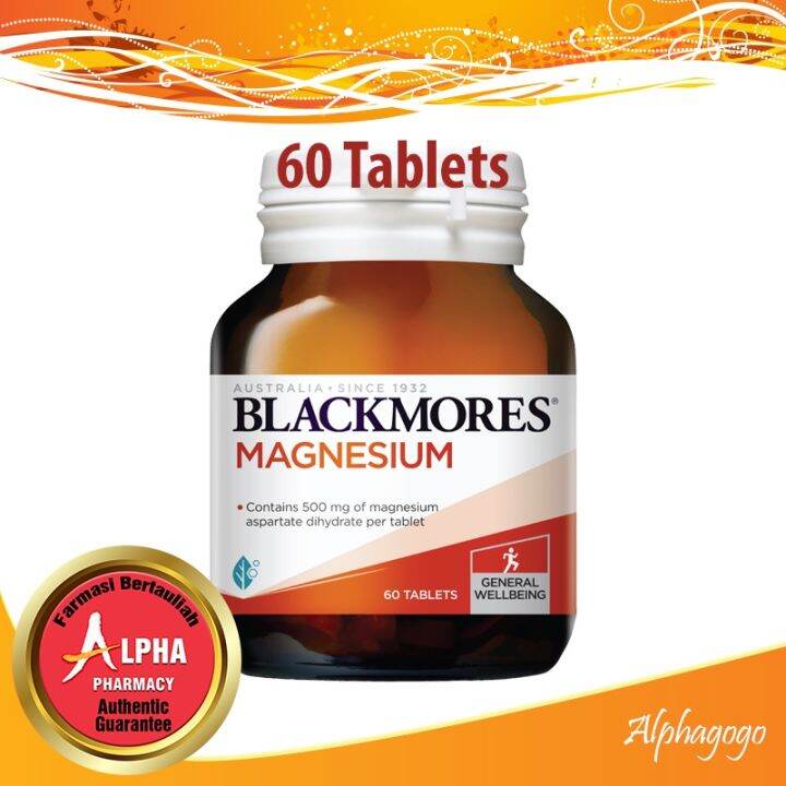 Blackmores Magnesium 60 Tablets Lazada