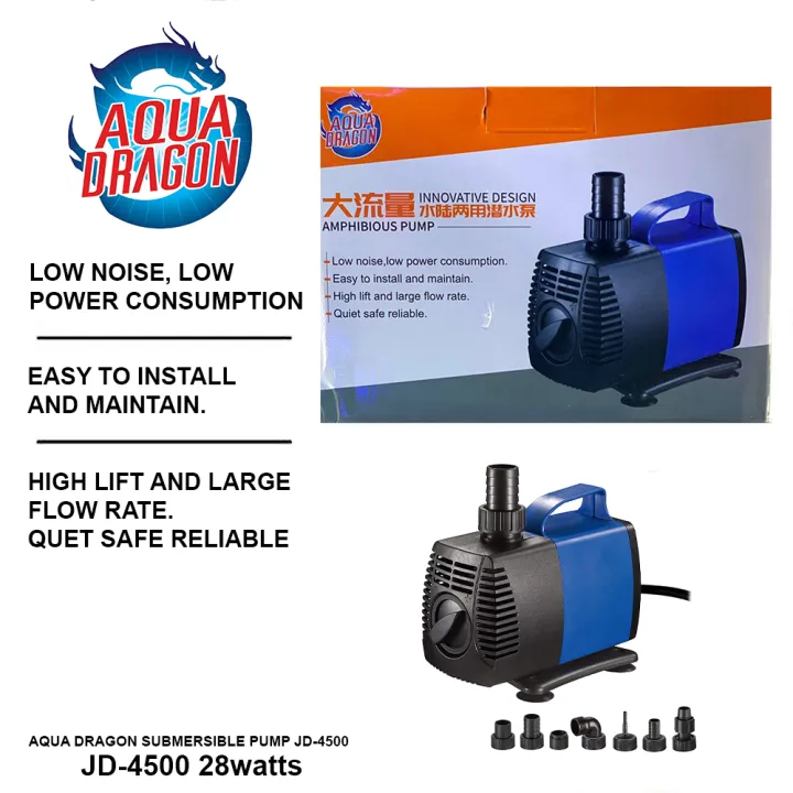 Aqua Dragon JD4500 Submersible Pump 28watts Lazada PH