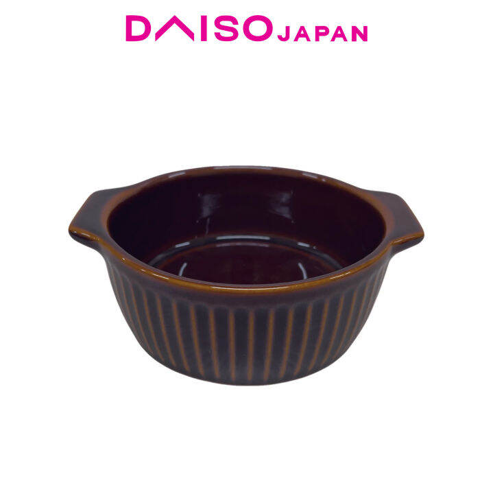 Daiso Brown Bakeware Bowl Lazada PH
