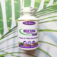 สารสกัดเมล็ด หมา มุ่ย ออแกนิค Mucuna, Certified Organic 250 mg 60 Vegetarian Capsules (Paradise Herbs®)