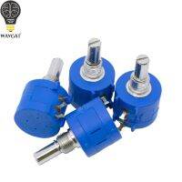 ▧✙ WAVGAT 3590S Multiturn Potentiometer 500 1K 2K 5K 10K 20K 50K 100K ohm Potentiometer Adjustable Resistor 3590 102 202 502 103