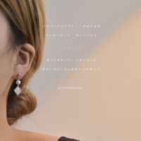 [COD] Cold style high-end sense personality asymmetrical design earrings femininity ins live source factory