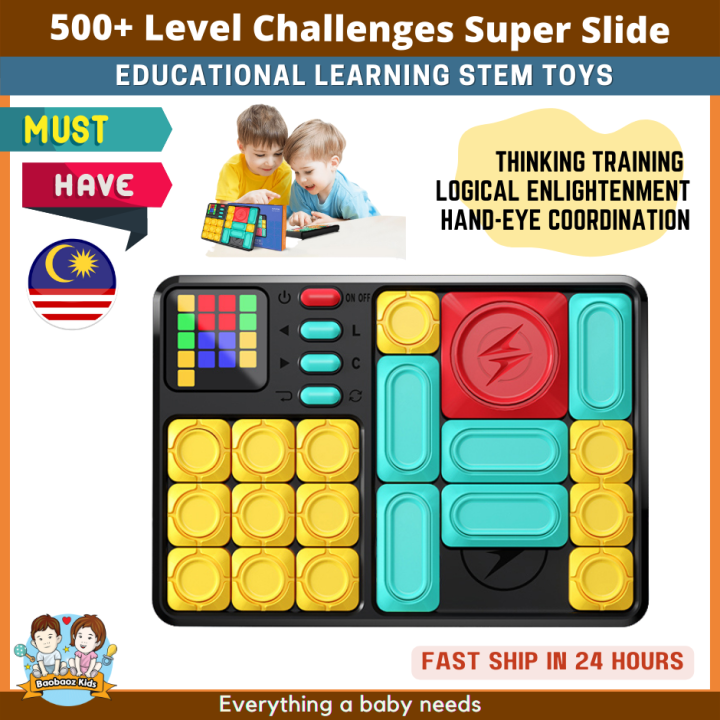 SUP 500 Level Challenges Super Slide Puzzles Handheld Fidget Handheld