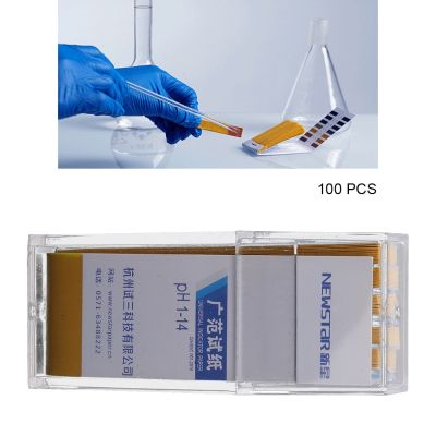 แถบทดสอบค่า PH ลิตมัสใช้ทั่วไป PH 1-14กระดาษทดสอบ100/200แถบทดสอบน้ำลายปัสสาวะน้ำดิน