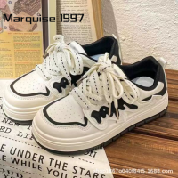 Marquise1997  รองเท้าผ้าใบผญ รองเท้าผ้าใบผู้หญิง รองดท้าผ้าใบ ผญ 2023 NEW FBX2390QHP 37Z230912