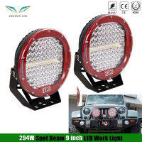 ชุดรถกระบะป้องกันสำหรับรถจี๊ปฟอร์ด SUV 4X4ไฟบาร์ LED 4wd คอมโบ9นิ้ว378W